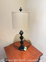 MaxSold Auction: Table Lamp with Beige Fabric Shade, Antique Bronze Base, A - Ottawa (Ontario, Canada) PARTNER MANAGED Downsizing Online Auction - Topley Crescent