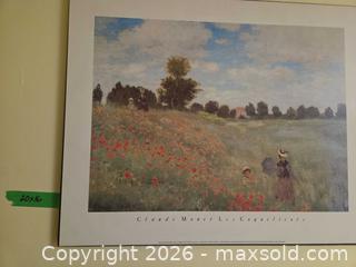 MaxSold Auction: Wall Art Reproduction Prints by Van Gogh & Monet (4 pieces) A - Ottawa (Ontario, Canada) PARTNER MANAGED Downsizing Online Auction - Topley Crescent