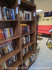 MaxSold Auction: Wood veneer Bookcase / Bookshelf, C - Ottawa (Ontario, Canada) PARTNER MANAGED Downsizing Online Auction - Topley Crescent