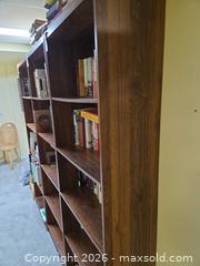 MaxSold Auction: Wood veneer Bookcase / Bookshelf, C - Ottawa (Ontario, Canada) PARTNER MANAGED Downsizing Online Auction - Topley Crescent
