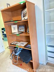 MaxSold Auction: Wood Veneer Bookcase C - Ottawa (Ontario, Canada) PARTNER MANAGED Downsizing Online Auction - Topley Crescent