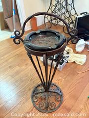 MaxSold Auction: Wrought Iron Ornate Scrollwork Ashtray Stand, A - Ottawa (Ontario, Canada) PARTNER MANAGED Downsizing Online Auction - Topley Crescent