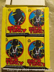 MaxSold Auction: Box of 36 packs of dick Tracy cards - Welland (Ontario, Canada) SELLER MANAGED Reseller Online Auction - Young Road