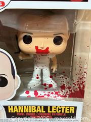 MaxSold Auction: Funko Pop! Movies Hannibal Lecter #788 Blood-Splatter Variant - Welland (Ontario, Canada) SELLER MANAGED Reseller Online Auction - Young Road