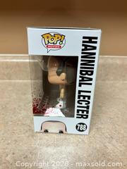 MaxSold Auction: Funko Pop! Movies Hannibal Lecter #788 Blood-Splatter Variant - Welland (Ontario, Canada) SELLER MANAGED Reseller Online Auction - Young Road