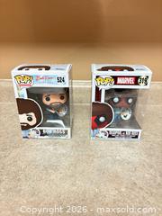 MaxSold Auction: Funko Pop Vinyl Bob Ross (524) & Deadpool as Bob Ross (319), 2 pcs - Welland (Ontario, Canada) SELLER MANAGED Reseller Online Auction - Young Road