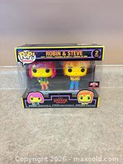 MaxSold Auction: Funko Pop! Vinyl Stranger Things Robin & Steve 2-Pack TargetCon 2024 LE - Welland (Ontario, Canada) SELLER MANAGED Reseller Online Auction - Young Road