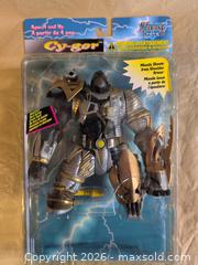 MaxSold Auction: McFarlane Toys Cy-Gor 1996 Blister Card Figure - Welland (Ontario, Canada) SELLER MANAGED Reseller Online Auction - Young Road