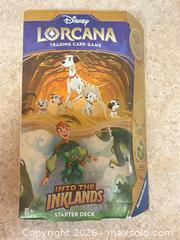 MaxSold Auction: New! Disney Lorcana Into the Inklands Starter Deck, Booster & Mickey Card - Welland (Ontario, Canada) SELLER MANAGED Reseller Online Auction - Young Road