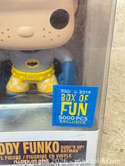 MaxSold Auction: New Funko Freddy Funko Vinyl Figure - Freaky Tiki Fundays Box of Fun Exclusive - Welland (Ontario, Canada) SELLER MANAGED Reseller Online Auction - Young Road