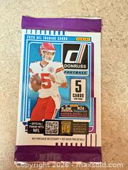 MaxSold Auction: Panini Trading Card Packs - 5 Packs (Donruss 2025, Prizm Draft Picks 2023) - Welland (Ontario, Canada) SELLER MANAGED Reseller Online Auction - Young Road