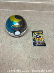 MaxSold Auction: Pokémon Crown Zenith Poké Ball Tin with Sealed Booster Pack, tin 2024 pack 2023 - Welland (Ontario, Canada) SELLER MANAGED Reseller Online Auction - Young Road