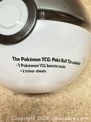 MaxSold Auction: Pokémon Crown Zenith Poké Ball Tin with Sealed Booster Pack, tin 2024 pack 2023 - Welland (Ontario, Canada) SELLER MANAGED Reseller Online Auction - Young Road
