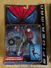MaxSold Auction: Toy Biz Spider-Man Action Figure Lot Circa 2002 card damage - Welland (Ontario, Canada) SELLER MANAGED Reseller Online Auction - Young Road