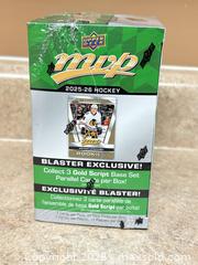 MaxSold Auction: Upper Deck 2025-26 Hockey Blaster Box - Welland (Ontario, Canada) SELLER MANAGED Reseller Online Auction - Young Road