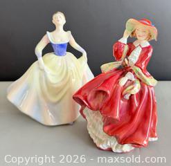 MaxSold Auction: (2) Vintage Royal Doulton Figurines -  Top O The Hill HN1839 & Lisa HN2394 - Toronto (Ontario, Canada) PARTNER MANAGED Reseller Online Auction - Queen Street West