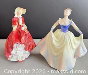 MaxSold Auction: (2) Vintage Royal Doulton Figurines -  Top O The Hill HN1839 & Lisa HN2394 - Toronto (Ontario, Canada) PARTNER MANAGED Reseller Online Auction - Queen Street West