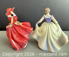 MaxSold Auction: (2) Vintage Royal Doulton Figurines -  Top O The Hill HN1839 & Lisa HN2394 - Toronto (Ontario, Canada) PARTNER MANAGED Reseller Online Auction - Queen Street West