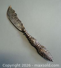 MaxSold Auction: Antique English Sterling Silver Butter Spreader - Hallmarked  - Toronto (Ontario, Canada) PARTNER MANAGED Reseller Online Auction - Queen Street West