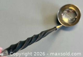 MaxSold Auction: Antique Georgian Sterling Silver Twisted Handle Toddy Ladle - Hallmarked  - Toronto (Ontario, Canada) PARTNER MANAGED Reseller Online Auction - Queen Street West