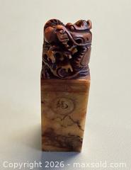 MaxSold Auction: Vintage Asian Hand Carved Soapstone Dragon Seals / Chops - Toronto (Ontario, Canada) PARTNER MANAGED Reseller Online Auction - Queen Street West