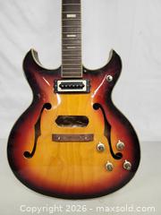 MaxSold Auction: Vintage Capri Hollow Body Electric Guitar Made in Japan - Toronto (Ontario, Canada) PARTNER MANAGED Reseller Online Auction - Queen Street West