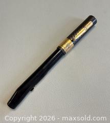 MaxSold Auction: Vintage Collectible 14K Yellow Gold Nib Waterman Fountain Pen (Personalized Monogram) - Toronto (Ontario, Canada) PARTNER MANAGED Reseller Online Auction - Queen Street West