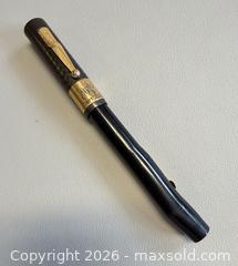 MaxSold Auction: Vintage Collectible 14K Yellow Gold Nib Waterman Fountain Pen (Personalized Monogram) - Toronto (Ontario, Canada) PARTNER MANAGED Reseller Online Auction - Queen Street West