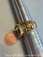 MaxSold Auction: Vintage Gold Plated Stainless Steel Cross Ring - Toronto (Ontario, Canada) PARTNER MANAGED Reseller Online Auction - Queen Street West