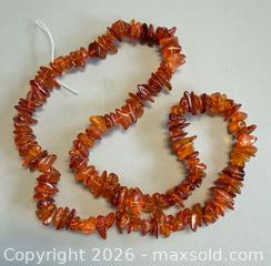 MaxSold Auction: Vintage  Unpolished  Raw Baltic Amber Necklace  - Toronto (Ontario, Canada) PARTNER MANAGED Reseller Online Auction - Queen Street West