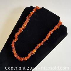 MaxSold Auction: Vintage  Unpolished  Raw Baltic Amber Necklace  - Toronto (Ontario, Canada) PARTNER MANAGED Reseller Online Auction - Queen Street West