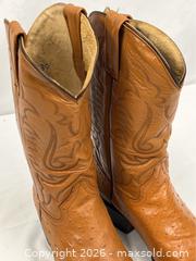 MaxSold Auction: Mescalero Sand Colored No buck High Heeled Western Boots - Campbell (California, USA) PARTNER MANAGED Estate Sale Online Auction -  Dell Avenue