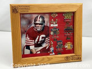 MaxSold Auction: NFL San Francisco 49ers Super Bowl Pins and Joe Montana Signed Photo - Campbell (California, USA) PARTNER MANAGED Estate Sale Online Auction -  Dell Avenue
