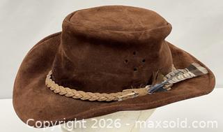 MaxSold Auction: Outback Style Suede Leather Bush Hat - Campbell (California, USA) PARTNER MANAGED Estate Sale Online Auction -  Dell Avenue