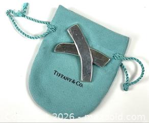 MaxSold Auction: Sterling Tiffany Picasso “Graffiti” X Brooch - Campbell (California, USA) PARTNER MANAGED Estate Sale Online Auction -  Dell Avenue