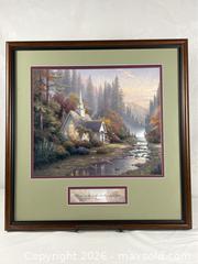 MaxSold Auction: Thomas Kinkade “Forest Chapel” Framed Print - Campbell (California, USA) PARTNER MANAGED Estate Sale Online Auction -  Dell Avenue