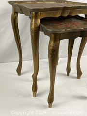 MaxSold Auction: Two Shabby Chic Florentine Nesting Tables from Italy - Campbell (California, USA) PARTNER MANAGED Estate Sale Online Auction -  Dell Avenue