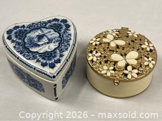 MaxSold Auction: Vanity Trinket Box Grouping - Campbell (California, USA) PARTNER MANAGED Estate Sale Online Auction -  Dell Avenue