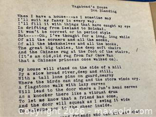 MaxSold Auction: Vintage Leather Scrapbook Portfolio with Ephemera - Campbell (California, USA) PARTNER MANAGED Estate Sale Online Auction -  Dell Avenue