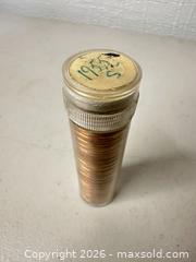 MaxSold Auction: 1955-S Lincoln Wheat Penny Lot — approx. 50 Copper Coins - San Jose (California, USA) SELLER MANAGED Downsizing Online Auction - East Humboldt Street