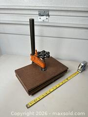 MaxSold Auction: Gaylord Book Press / Paper Press, Steel & Cast Iron, 12 in, USA - San Jose (California, USA) SELLER MANAGED Downsizing Online Auction - East Humboldt Street