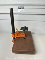 MaxSold Auction: Gaylord Book Press / Paper Press, Steel & Cast Iron, 12 in, USA - San Jose (California, USA) SELLER MANAGED Downsizing Online Auction - East Humboldt Street