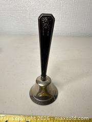 MaxSold Auction: Hand Bell with Sterling Silver Handle - San Jose (California, USA) SELLER MANAGED Downsizing Online Auction - East Humboldt Street