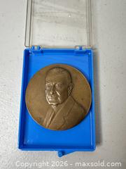 MaxSold Auction: IBM 33rd Anniversary Bronze Commemorative Medal by Medallic Art Co. - San Jose (California, USA) SELLER MANAGED Downsizing Online Auction - East Humboldt Street