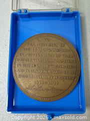 MaxSold Auction: IBM 33rd Anniversary Bronze Commemorative Medal by Medallic Art Co. - San Jose (California, USA) SELLER MANAGED Downsizing Online Auction - East Humboldt Street