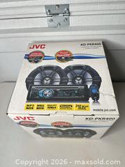 MaxSold Auction: JVC KD-PKR400 Car CD Receiver with 6.5 inch Speakers - San Jose (California, USA) SELLER MANAGED Downsizing Online Auction - East Humboldt Street