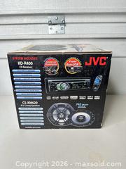 MaxSold Auction: JVC KD-PKR400 Car CD Receiver with 6.5 inch Speakers - San Jose (California, USA) SELLER MANAGED Downsizing Online Auction - East Humboldt Street