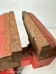 MaxSold Auction: Olympia 4-Inch Cast Iron Bench Vise with Swivel Base - San Jose (California, USA) SELLER MANAGED Downsizing Online Auction - East Humboldt Street