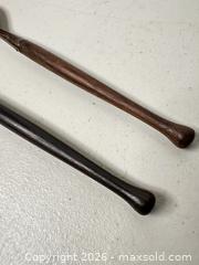 MaxSold Auction: Pair of 9" Sterling .925 Salad Servers with Dark Wood Handles - San Jose (California, USA) SELLER MANAGED Downsizing Online Auction - East Humboldt Street