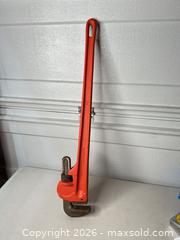 MaxSold Auction: Pittsburgh 36-inch Pipe Wrench, Cast Steel, Adjustable Jaw - San Jose (California, USA) SELLER MANAGED Downsizing Online Auction - East Humboldt Street
